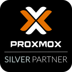 Proxmox Logo Silber Partner
