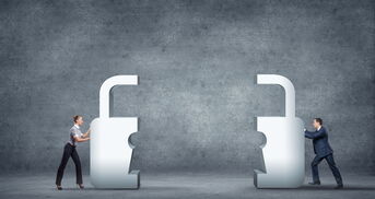 Schloss zusammenfügen Datenschutz