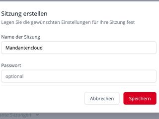 WebConference Passwortschutz