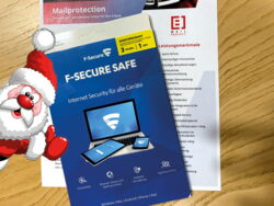 Zum Nikolaus verlosen wir 6 mal F-Secure Safe.