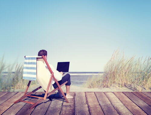Arbeiten im Urlaub
