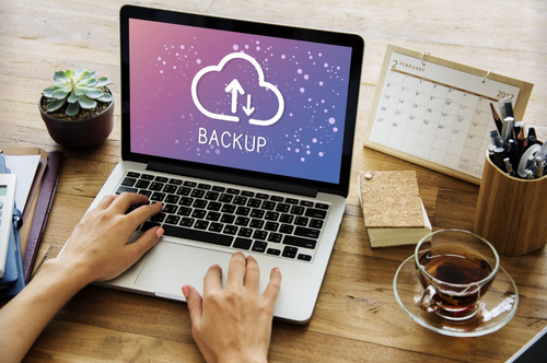 Backup auf Laptop durchführen