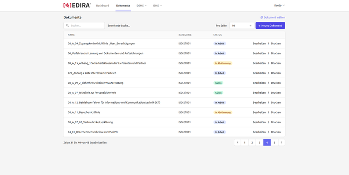 IT-Grundschutz und EDIRA – digitale Sicherheitssysteme
