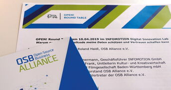 OPEN! Round Table eine Veranstaltung zu Open Source Software in Unternehmen