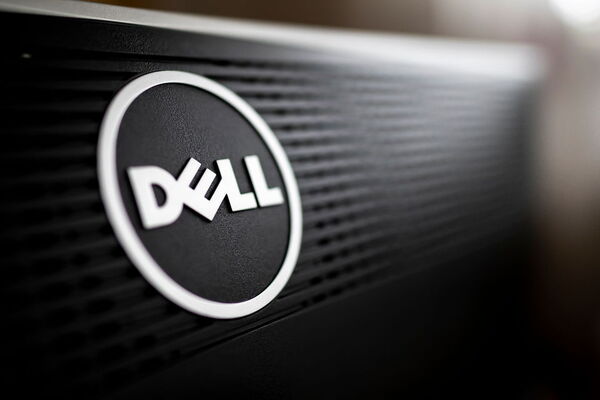 DELL Logo auf Hardware