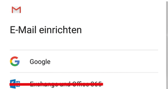 Update von Android App Gmail verhindert Zugriff auf Exchange-, bzw. Zimbra Konten