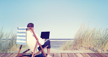 Arbeiten im Urlaub