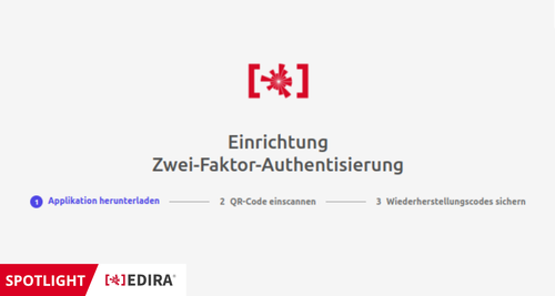 2-Faktor-Authentisierung in EDIRA