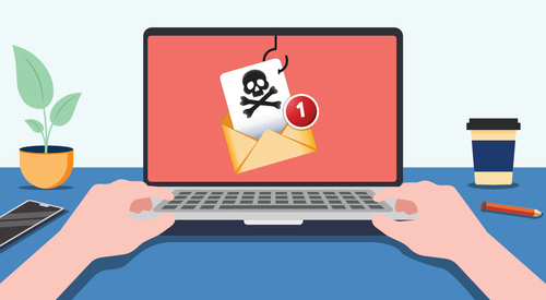 Arbeitsplatz mit Laptop