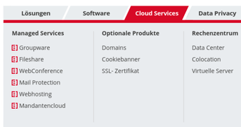 ETES Cloud Services Übersicht
