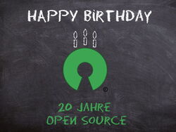 Open Source Initiative (OSI) feiert den 20ten Geburtstag von Open Source