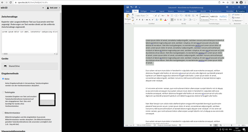 Guacamole Windows Arbeitsplatz Zwischenablage