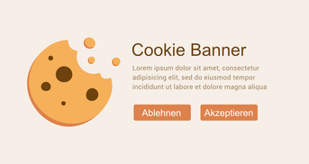 Cookiebanner Grafik