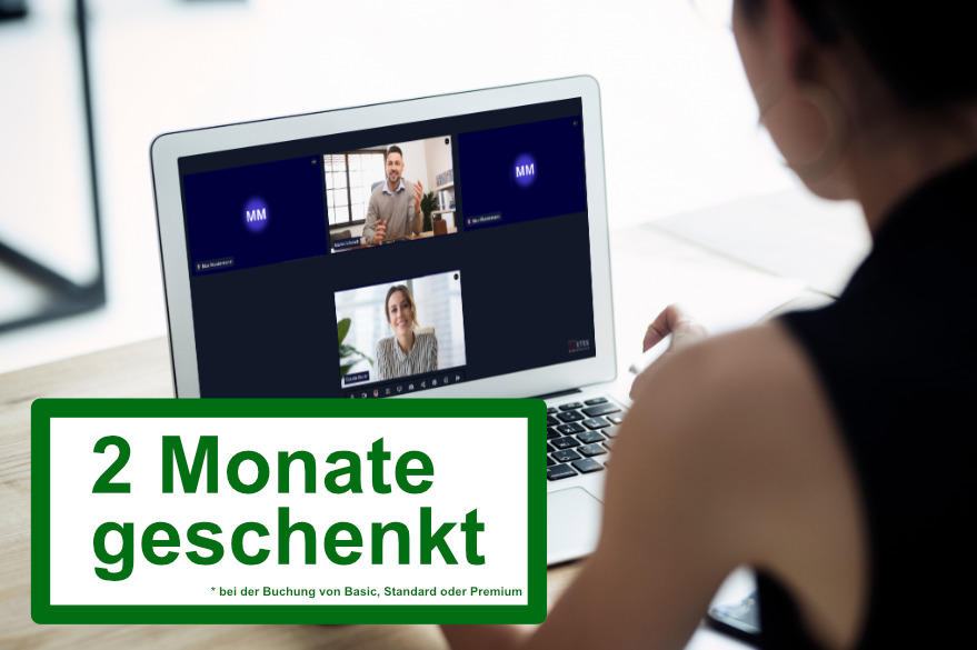 WebConference Rabattaktion 2 Monate geschenkt